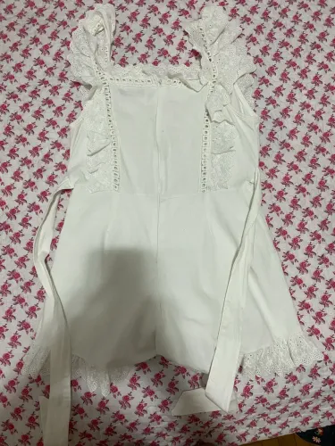 Macacão lese branco