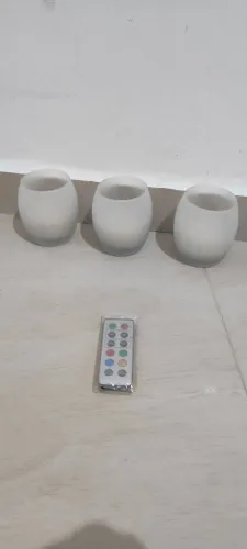 Luminária Mini abajur com controle remoto