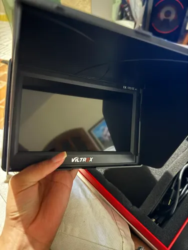 Monitor Viltrox DC-70 II 7? 4K - completo, sem bateria e sem suporte/sapata