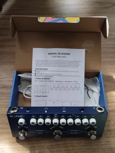 Pedal M-Vave Cube Baby Baixo na Caixa!!!