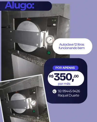 Aluguel de Autoclave para consultório odontológico 
