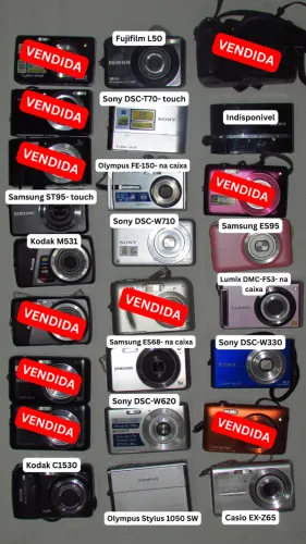 Cameras digitais funcionando (LEIA A DESCRIÇÃO)