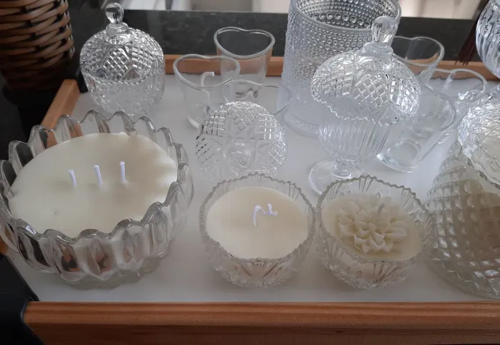 Velas Veganas com Cera de Côco 100%natural