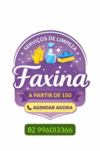 Trabalho fazendo faxina 