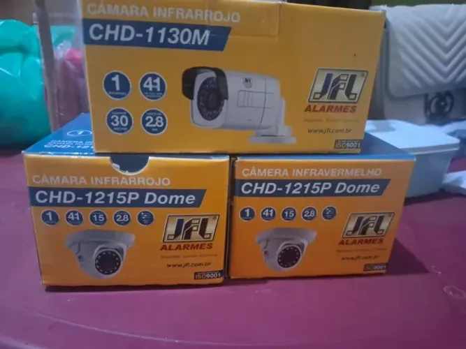 03 Câmeras JFL novinha na caixa. Chama no WhatsApp 84 9 *