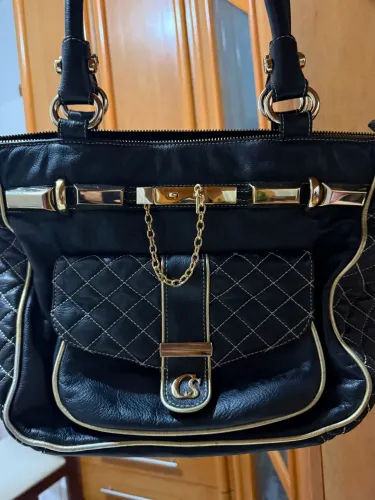 Bolsa Carmen Steffens 100% Couro Legítimo - Impecável / Novinha