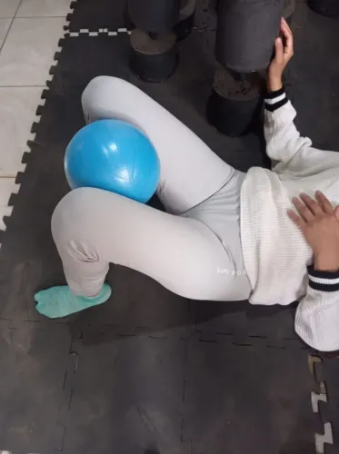 Mini bola yoga 25 cm