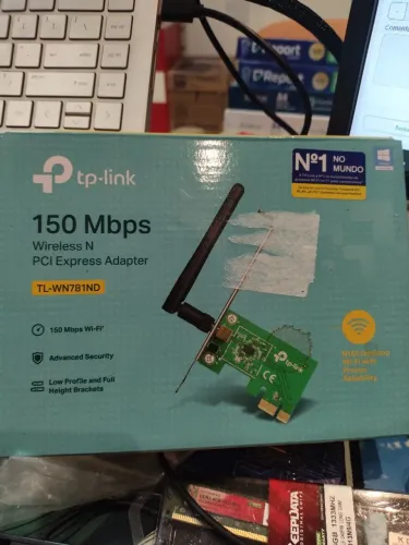 Placa de rede wi-fi PCI express TP-Link 