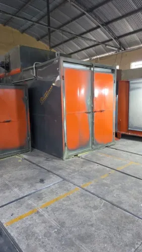 Forno e cabine de pintura eletrostática