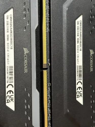 Kit Memória RAM 32gb (2x16gb) Corsair Vengeance RGB Pro 3600MHz DDR4