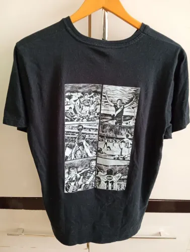 Camiseta Vasco estampada tamanho G unissex