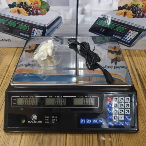 Balança 40kg digital com função tara 8 memórias pesa até 40kg