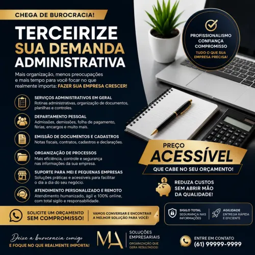 Serviços contábeis e administrativos para sua empresa