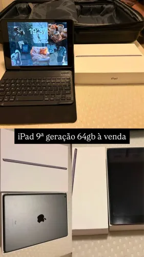 iPad 9ª geração 64 gb cinza