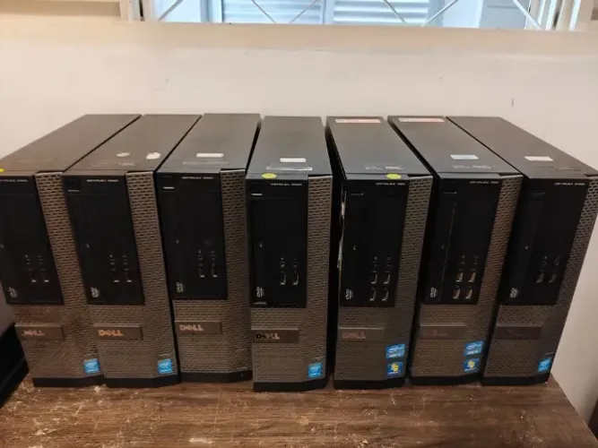 lote com 7 cpu dell i3 de quarta geração 12gb e hd de 500gb