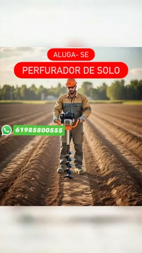 ALUGUEL DE PERFURADOR DE SOLO