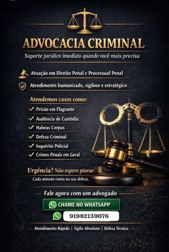 Serviços de Advogacia Criminalista