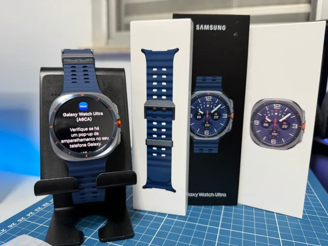 Galaxy Watch Ultra 64gb Na garantia !!! Super novo ! Melhor do OLX