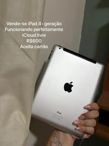 iPad 4 geração - funcionando perfeitamente- iCloud livre 