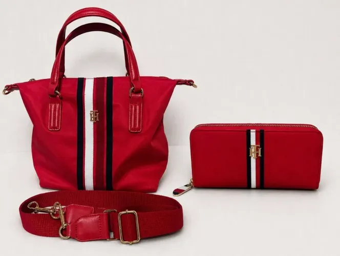 Kit Tommy Hilfiger Original Bolsa + Carteira
