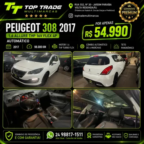 Peugeot 308 Allure 1.6 Turbo Flex 16V 5P Aut. 2017