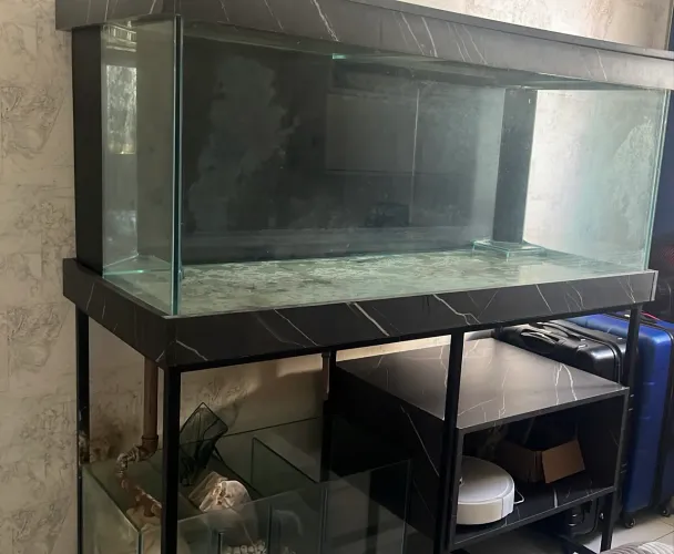Aquário 540L (150x60x60) + Sump + Móvel reforçado. Vidro 10 e 12mm
