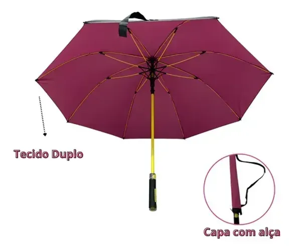 Guarda Chuva Grande Resistente Reforçado - Novo