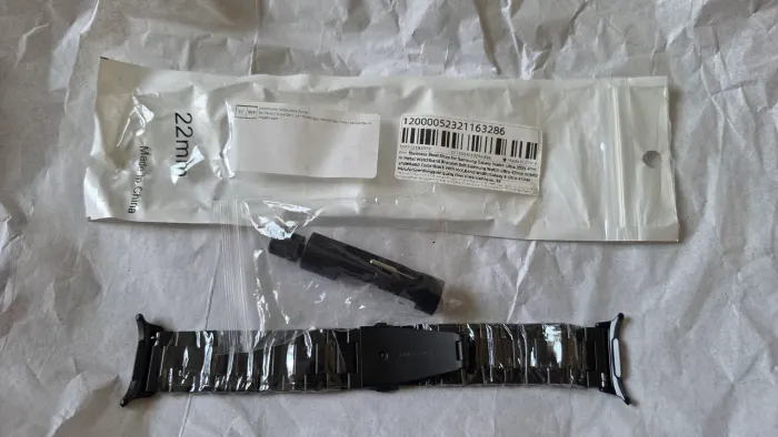 Pulseira metálica de aço inoxidável, pulseira de relógio, bracelete, Samsung Watch Ultra