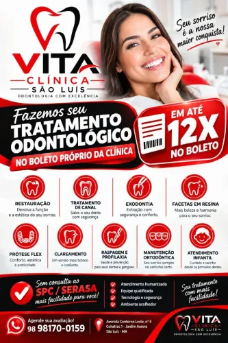 Tratamento Odontológico no Boleto próprio da Clinica sem consulta SPC Serasa
