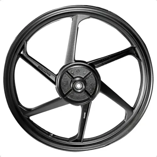 Roda Traseira Liga Leve Ybr Factor Fazer 125 150 Preta 5p