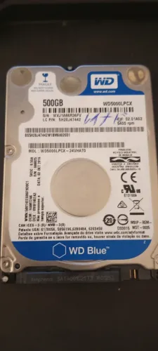 Hard Disk Notebook WD Caviar Blue 500GB