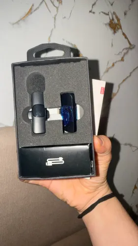 Microfone para gravar vídeos