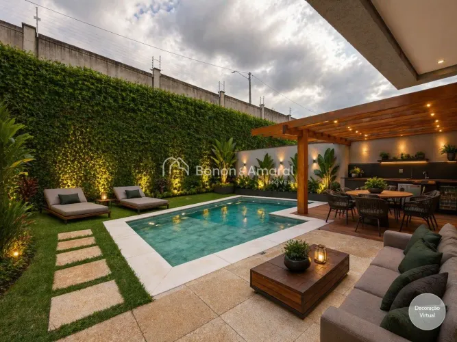 Casa Moderna com Piscina no Condomínio Bella Campinas - Exclusividade e Conforto em Locali