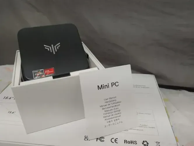 Mini PC Kamrui E3B AMD Ryzen 5 7430U | 16GB RAM | SSD 512GB | Windows 11 Pro | Wi-Fi 6