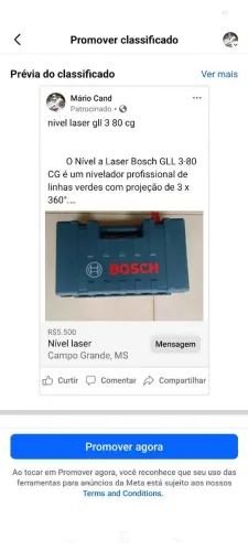 Nível laser Bosch