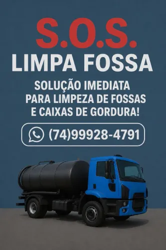 Serviço limpeza de fossa