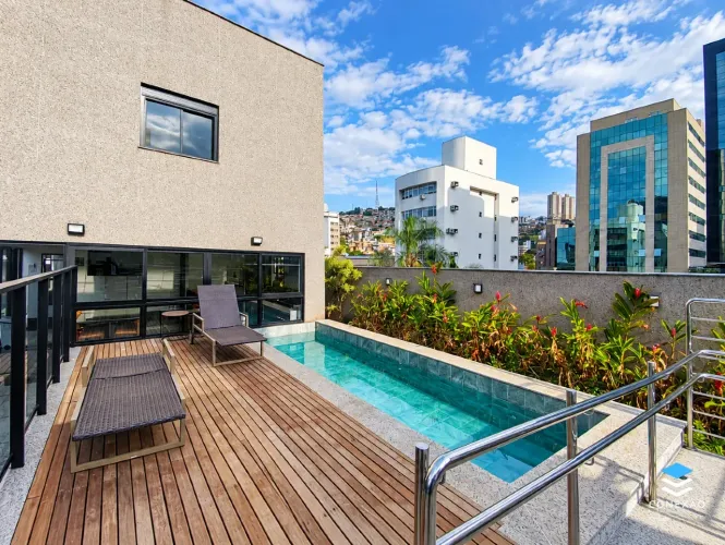 FLAT DE LUXO COM 1 QUARTO, SUÍTE E 1 VAGA APROX. 51 m²