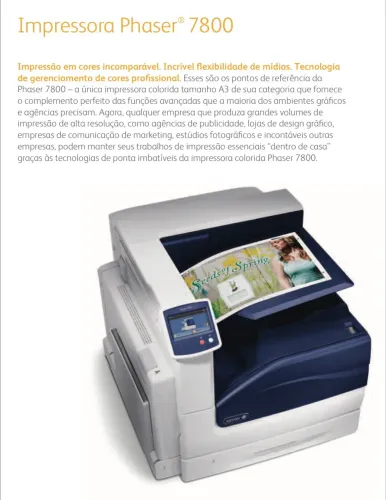 Impressora xerox 7800 