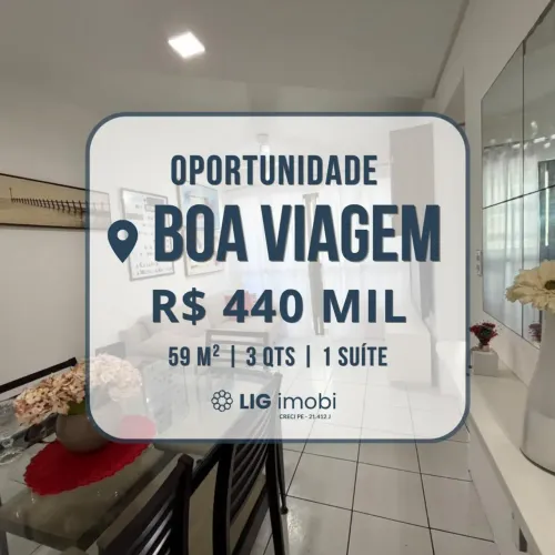 Oportunidade para Venda Em Boa Viagem | O máximo de conforto com piscina na cobertura.