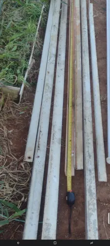 Colunas de ferro reforçada cantoneira canaleta etc