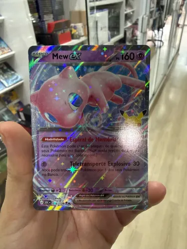 Mew Ex 066/128 coleção Pokémon 30 anos