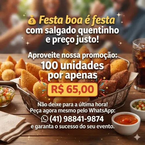 Salgados para festas