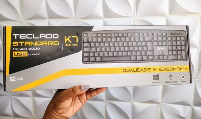 Teclado Padrão Usb Shortcut K5 MB54155 MBTECH Abnt2