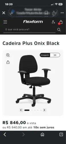 Cadeira Flexform Nova na caixa