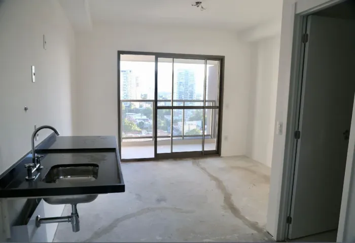 Studio 28 m² com varanda e lazer completo | Chácara Santo Antônio