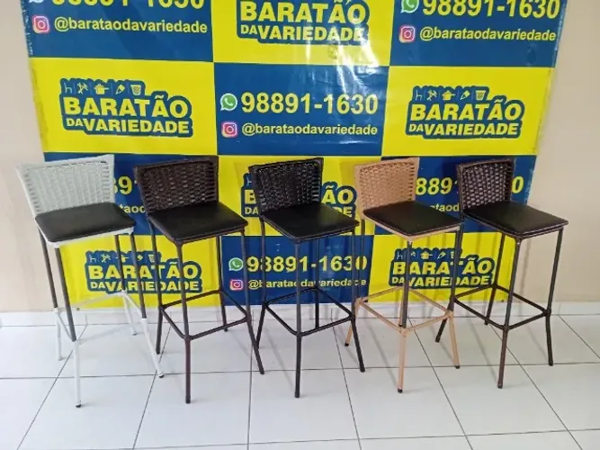 banqueta americana quadrada assento almofada