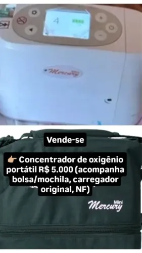 Concentrador de oxigênio Portátil