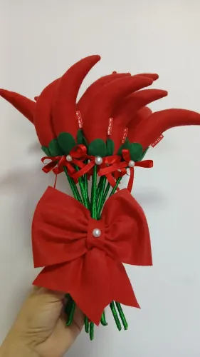 Buquê de pimenta para amigas Casadas