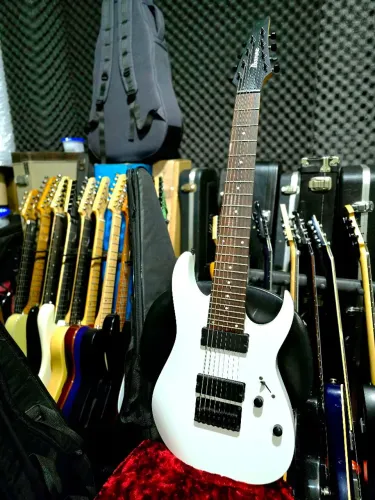 guitarra Ibanez rg8 wh 2014 /ñ Gibson epiphone prs fender squier esp ltd Jackson tagima