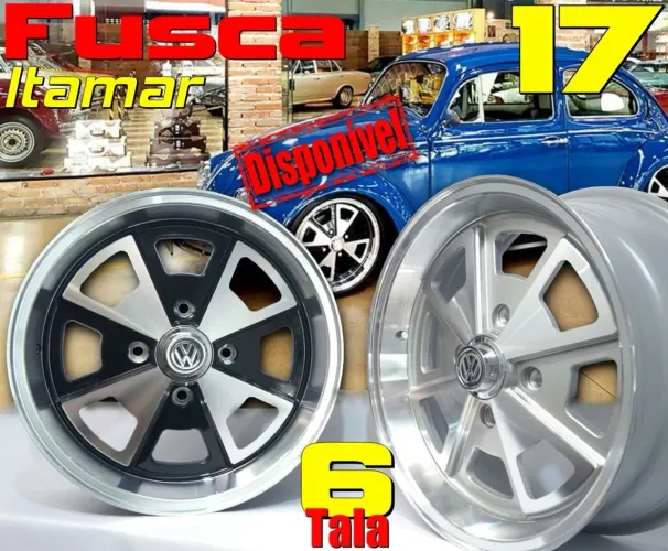 Rodas Volkswagen aro 17 modelo Porsche prata com diamantado 4x130 novas